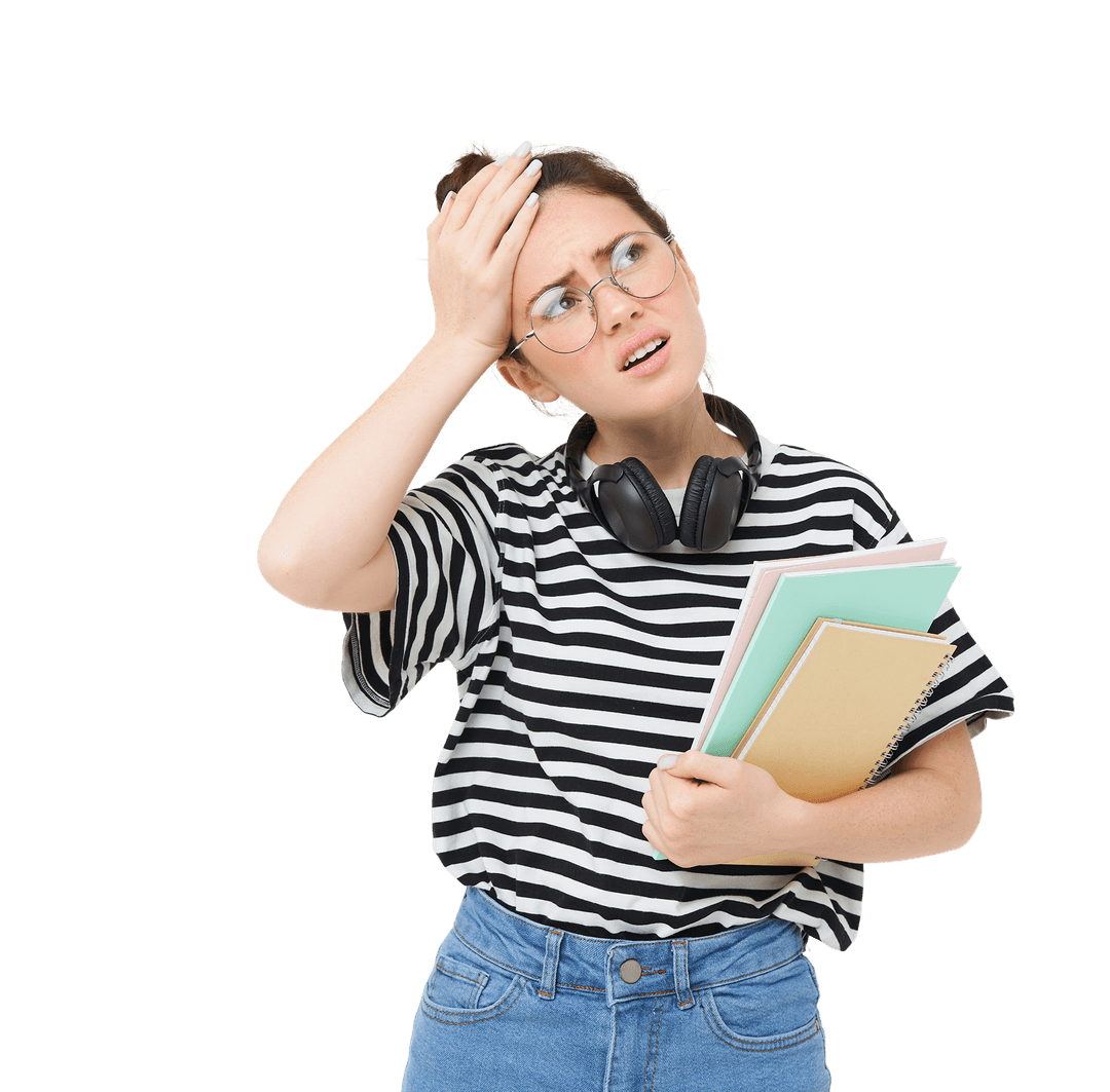Feeling Overwhelmed Student